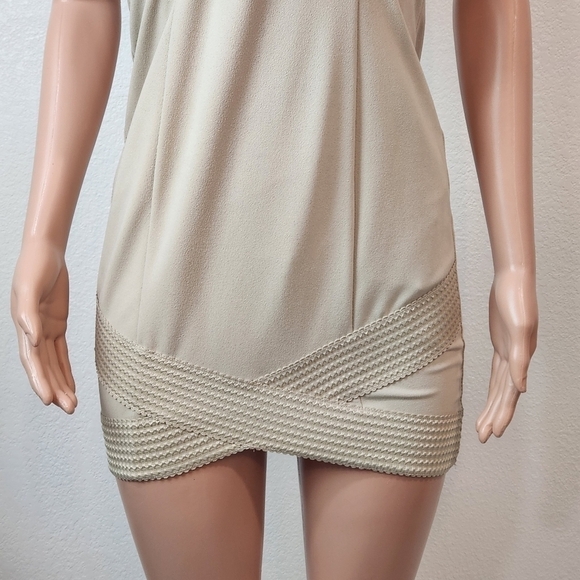 Guess Women’s Amelia Bandage Dress – Lt. Khaki Sz: M - Picture 5 of 12